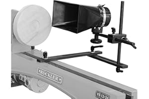 BMTURNING Woodturning Dust Hood Installed on Woodlathe for Effective Dust Extraction Collection, Wood lathe accessory.