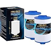 POOLPURE Replacement Filter for PMAX50P4, Unicel 5CH-35,Filbur FC-0300, Baleen AK-90109, Excel Filters XLS-526, Darlly 50353, Pure N Clean PC-0300, SD-00780, SD-00650 Filter Cartridge(1 1/2" MPT) (2)