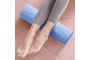 12 Inch EVA Soft Dot Foam Roller for Muscle Therapy, Yoga and Balance Exercises, High-Density Massage Roller, Foam Roller for