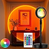 Sunset Lamp Projector LED Lights Night Light Sunlight Sunrise Room Decor RGB Lights for Bedroom Ambient Lighting Living Room