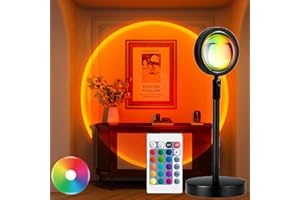 Sunset Lamp Projector LED Lights Night Light Sunlight Sunrise Room Decor RGB Lights for Bedroom Ambient Lighting Living Room 