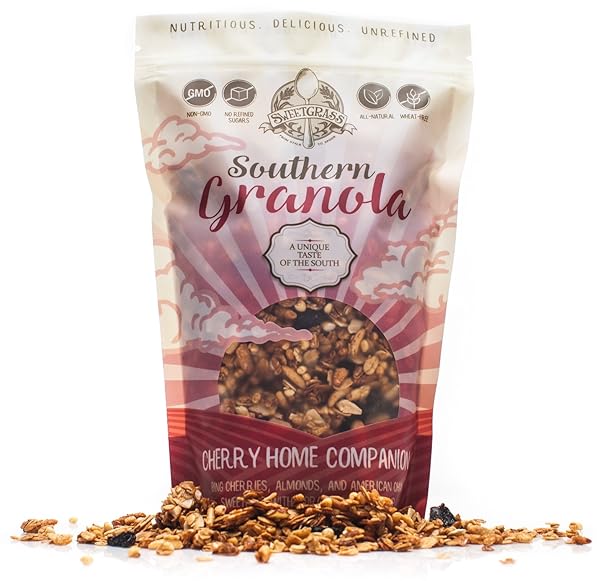 SWEETGRASS SOUTHERN GRANOLA NON-GMO, NO REFINED SUGAR, U.S....