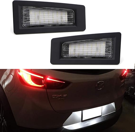 mazda 3 license plate light