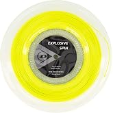 Dunlop Sports Explosive Spin 17G Tennis String, Yellow, 660' Reel