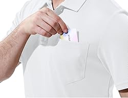 Rdruko Men's Outdoor Performance Polo Short Sleeve