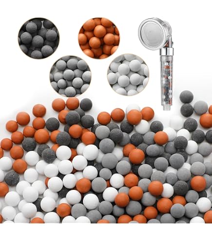 100g Di Sfere In Ceramica Anionica Diam. 6-7mm Per Filtri Doccia E Acquari