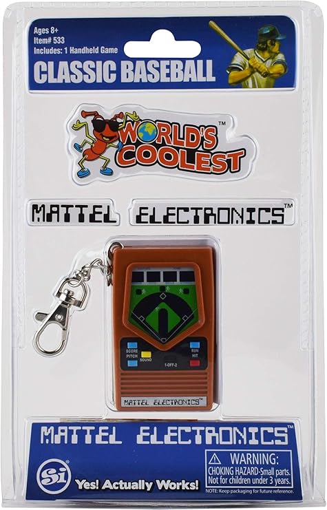 mattel baseball handheld