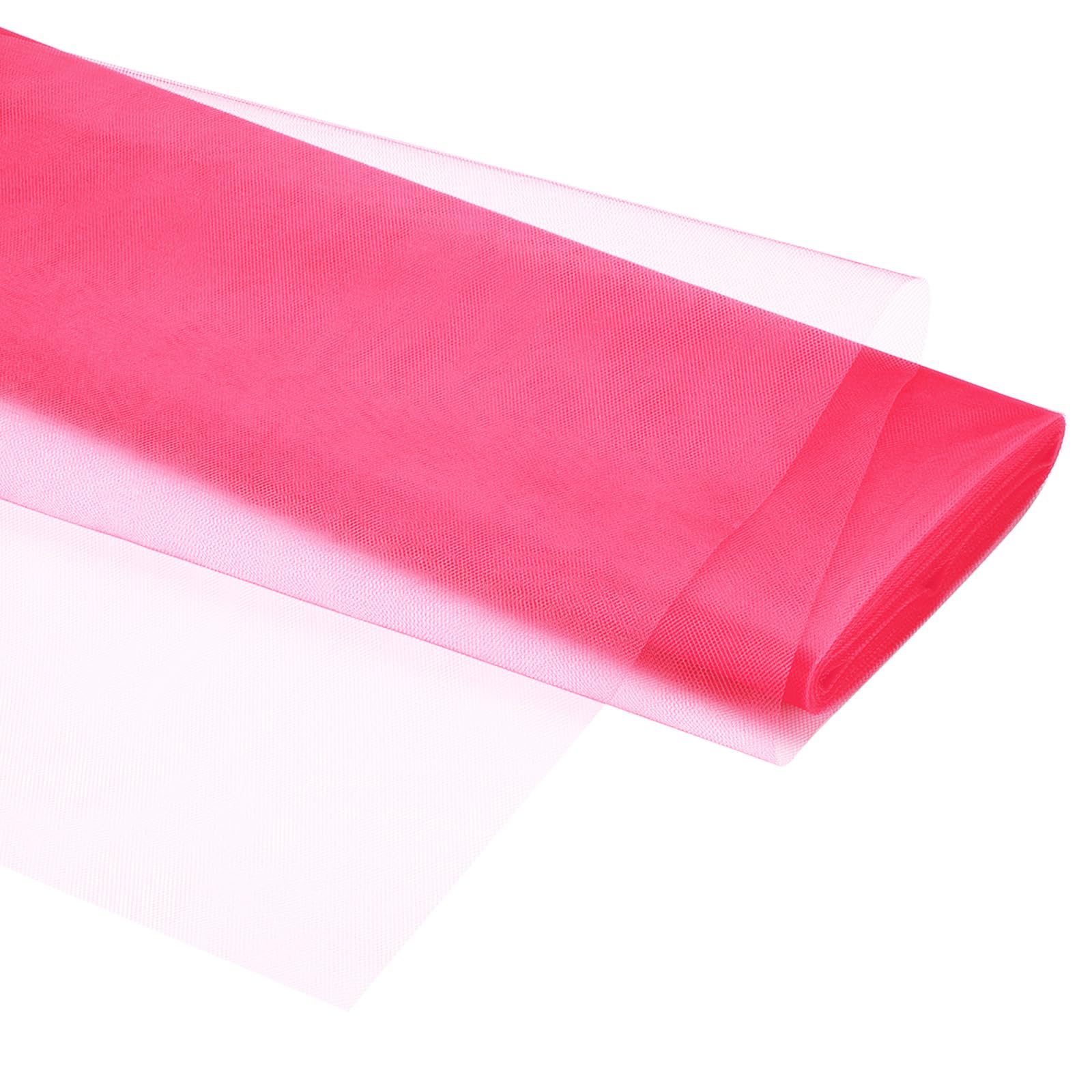PATIKIL Tulle Fabric Rolls, 54 Inch by 20 Yards Fabric Spool Tulle Ribbon Netting Bolt for DIY Crafts Wedding Party Decorations, Tutu Skirts, Table Skirt, Gift Wrapping, Bright Rose Red