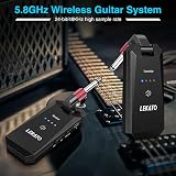 LEKATO WS90 5.8GHz Wireless Guitar Transmitter Receiver High Fidelity Audio view 2