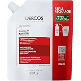 Vichy Dercos Energy+ Fortifying Hair Shampoo With Niacinamide & Vitamin E to Protect, Fortify, Thicken, and Strengthen Hair. 