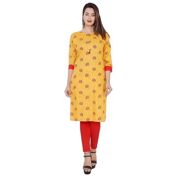Women's Cotton Regular Kurta