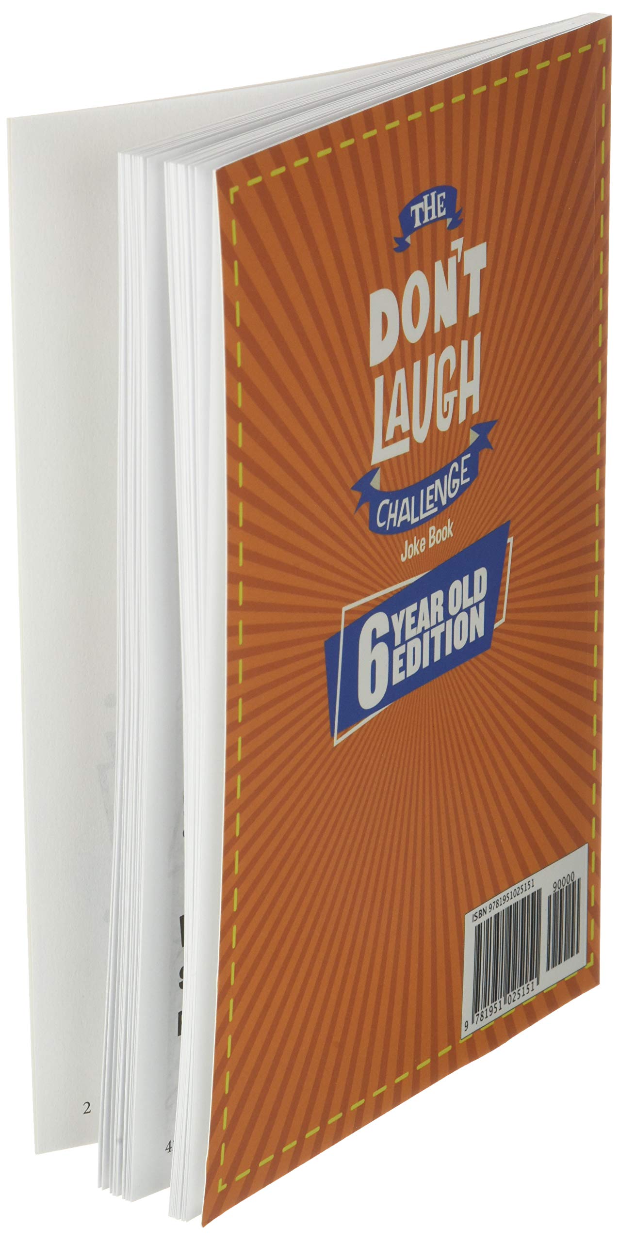 The Don't Laugh Challenge - 6 Year Old Edition: The LOL Interactive Joke Book Contest Game for Boys and Girls Age 6