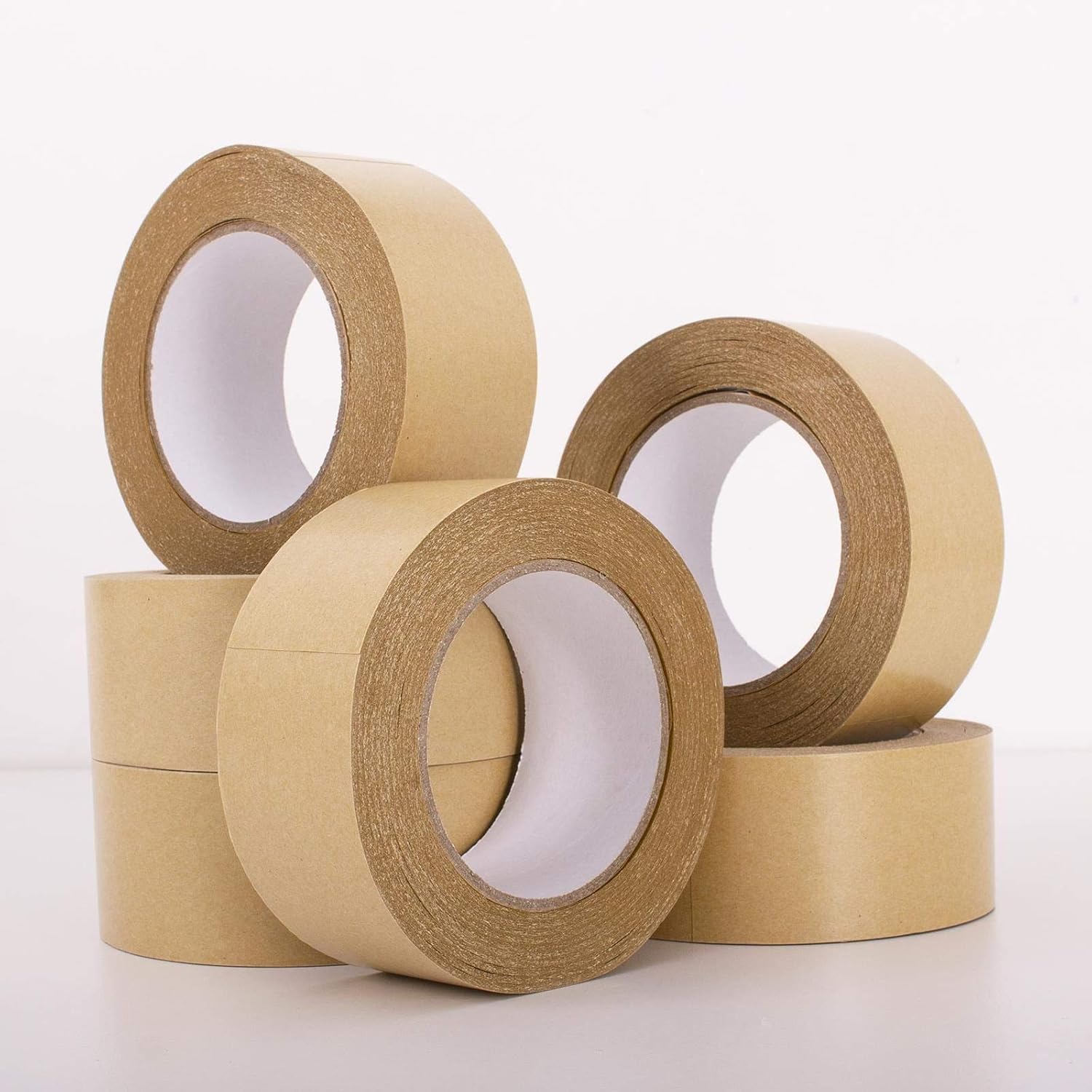 6X 48mm x 50M Strong Kraft Paper Tape by Greener Route Amazon.co.uk