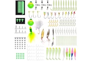 FONMANG 322-Piece Fishing Lures Kit - Buzz Bait/Spinner Baits/Jig/Frog, Fishing Tackle Box with Tackle Included, Soft Bait/Hooks/Weights, 2024 Fishing Gear Lure Kit Gift for Men Freshwater Bass Trout