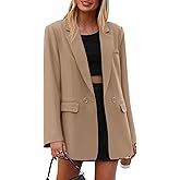 PRETTYGARDEN Fall 2026 Blazers for Women Business Casual Long Sleeve Lapel Pockets Dressy Suit Jackets Work Office Clothes