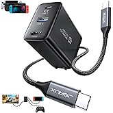 JSAUX 65W Switch Dock with 4K@120Hz HDMI, 65W PD Fast Charging, USB A Port | USB C TV Docking Station Compatible with Switch/Steam Deck/ROG Ally/Samsung/iPad/MacBook and More - OmniCentro Charger Dock