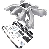 Aluminum Intake Manifold Replacement for GM Gen III IV LS Engines HH0862S | with Fuel Rails, Single Plane EFI, LS1 LS2 Cylinder Heads