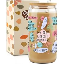 WZMPA Kosmetiktasche 'Everyday Is A Good Day To Workout' – 23x17 Cm, Baumwoll-Leinen, Wasserdicht