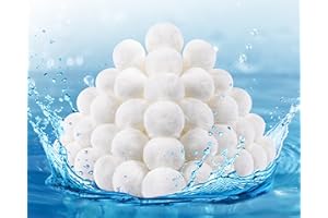 MJZ Pool Filter Balls for Sand Filter, 3.1 Lbs Reusable Sand Filter Balls for Swimming Pools, Efficient Eco-Friendly Polysphere Pool Filtration Balls, Pool Filter Balls Media for Sand Pump