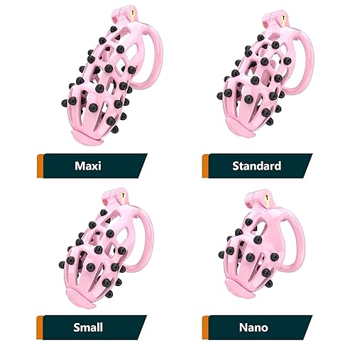 VanSphere Male Chastity Cage,Lightweight Cock Cage,Resin Chastity Devices,Adult  Sex Toy for Men, Locked Key,5 Sizes Rings Included (Pink, Nano) in Saudi  Arabia | Whizz Chastity Devices