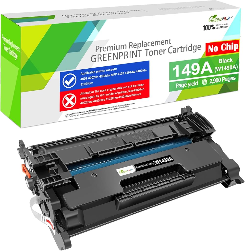 149A W1490A Black Toner Cartridge 2900 Pages No Chip Tool for H P