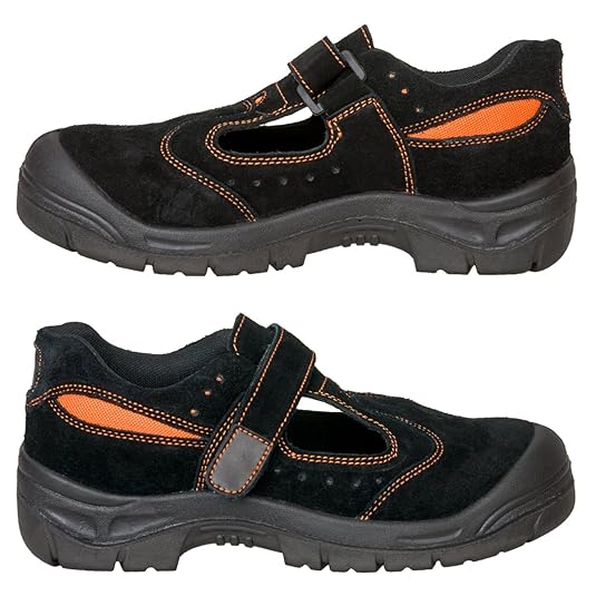 Arbeitssandale S1 Arbeitsschuhe Sicherheitssandale Schutzkappe (BREVEREIS)