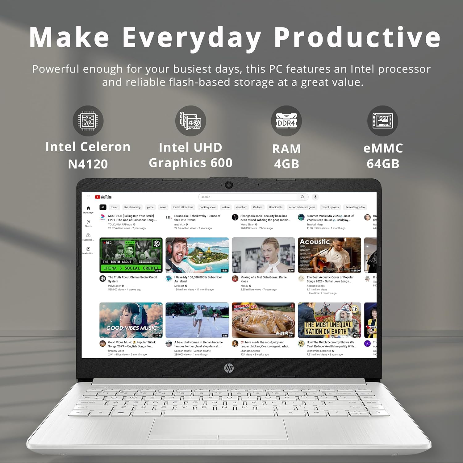 HP Premium 14" Stream HD Laptop