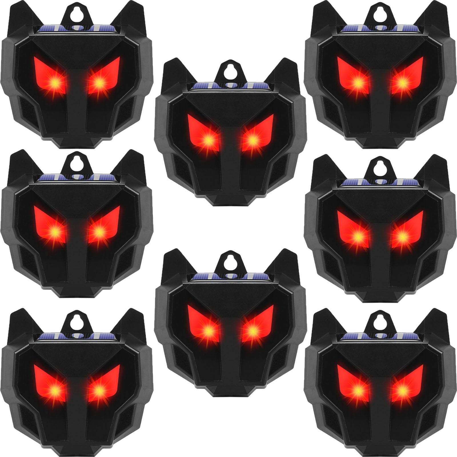 Photo 1 of Solar Nocturnal Animal Repeller 8 Pack,Predator Lights for Chicken Coop,Coyote Deterrent Racoon Repellent Outdoor Deer Repellent Solar Predator Deterrent Light Skunk Repellent for Yard Protection