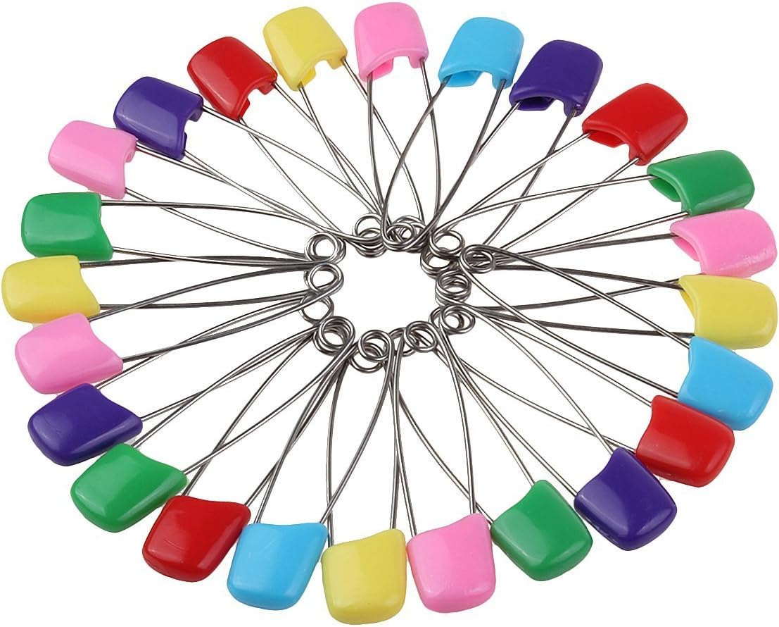 Haifly Baby Pins Nappy Pins Colored Safety Pins Child