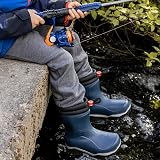 Dunlop Blizzard Kids Winter Boots Unisex Blue Waterproof Fur Lined EU26 UK8 view 2