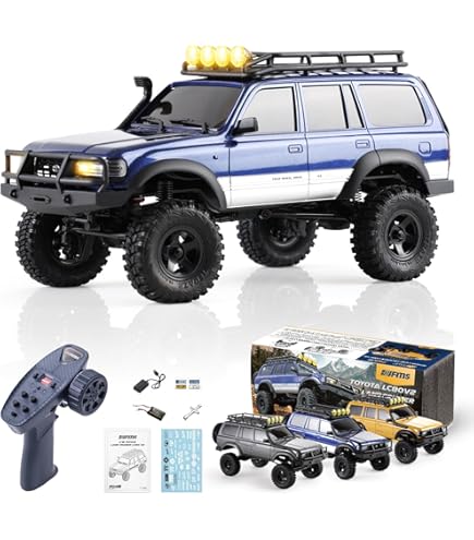 Race Truck 1:18スケール オフロード 4WD Amazon.com: 1:18 Scale All-Terrain RC Car for Adults - 40+KM/H