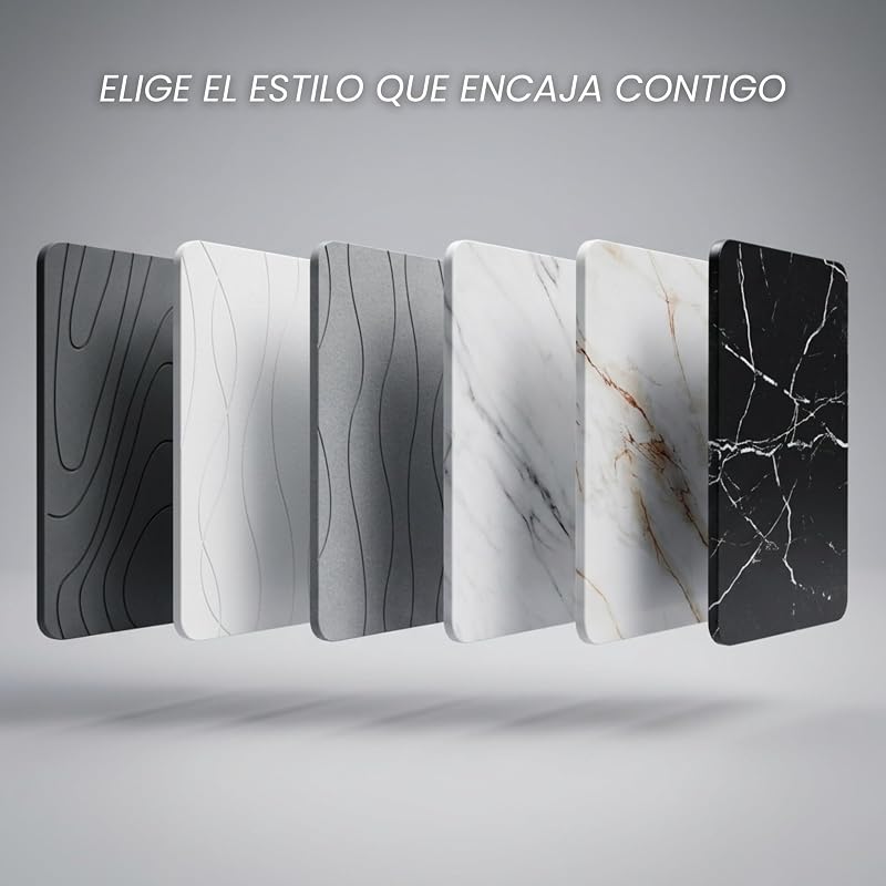 , Alfombra Diatomita Baño, 40x60 cm, Piedra de Secado Rápido, Antideslizante, con Lija, Alfombrilla Rígida Absorbente, Antimoho, para Ducha y Baño (Gris Claro)