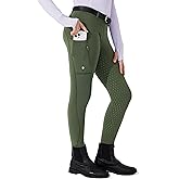 Willit Girls Fleece Horse Riding Pants Equestrian Breeches Kids Winter Riding Tights Thermal Schooling Tights