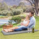 PLULON Gray Garden Bench Cushion 150x48cm 3 Seater Outdoor view 7
