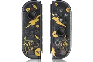 GKVVO Joy Cons Controller for Nintendo Switch/Lite/OLED, Switch Controllers with Dual Vibration/Wake-up/Screenshot