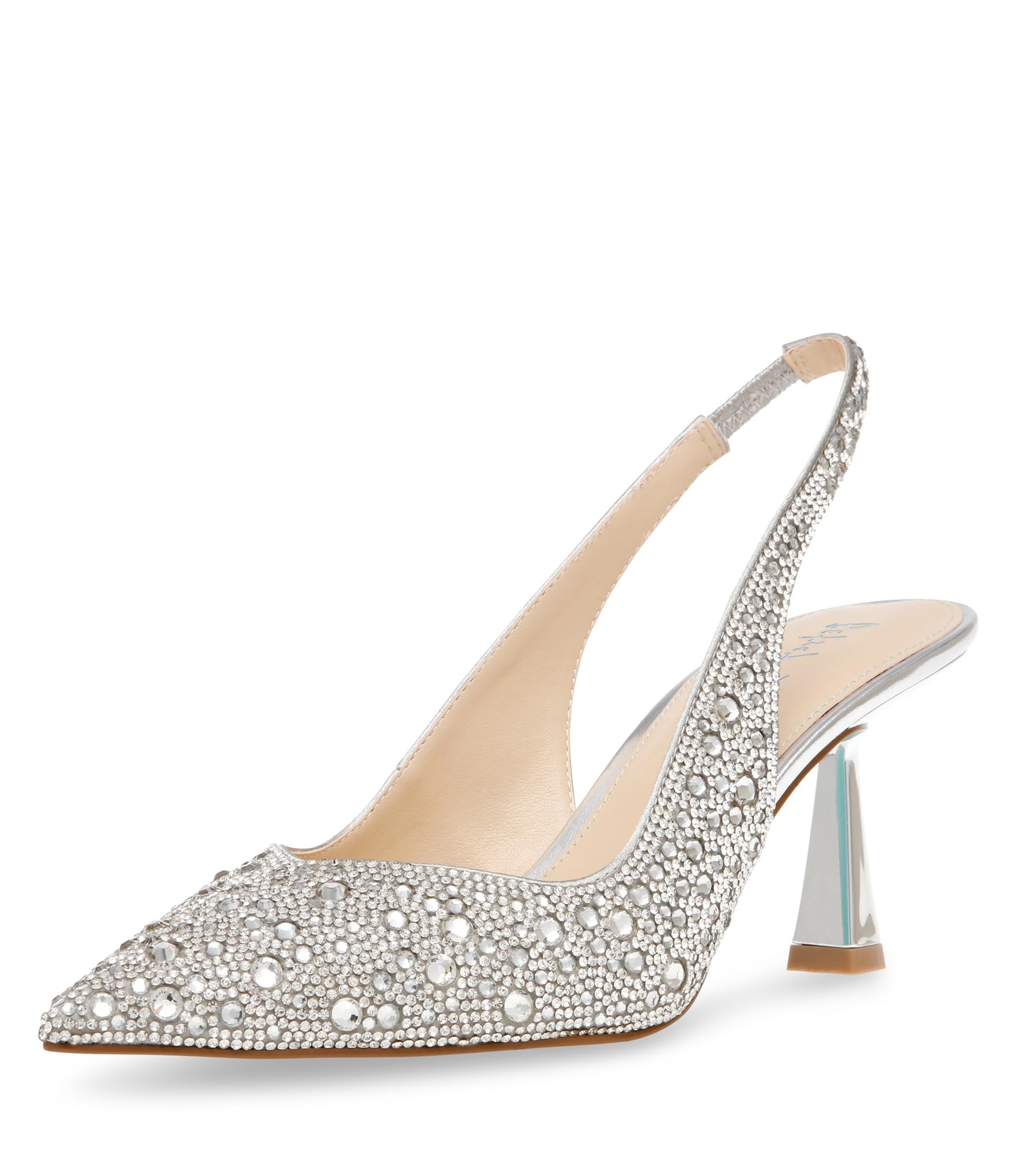 Photo 1 of Betsey Women's Clark Pump, Silver, 9