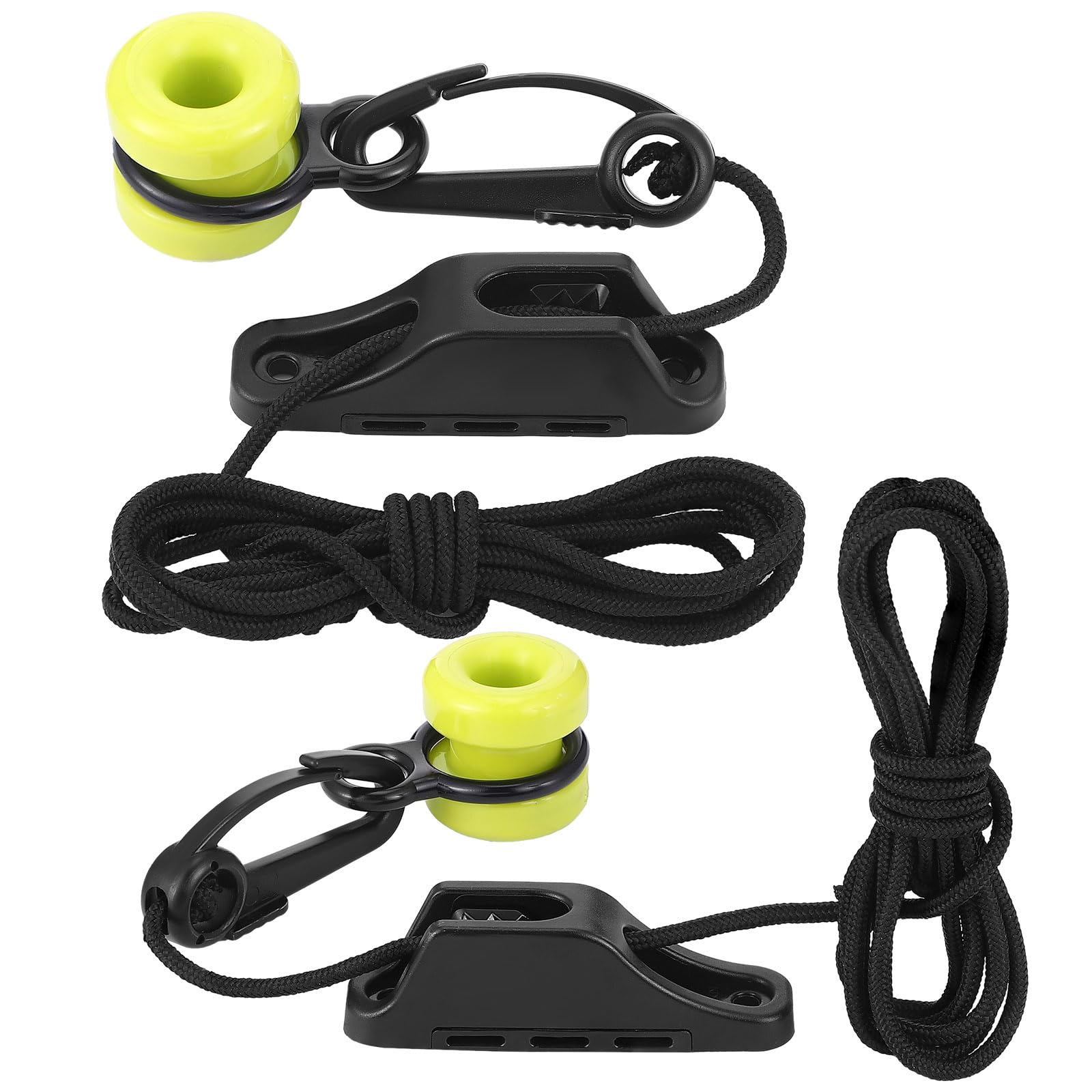 Photo 1 of WinnerWhy 2 Pcs #3025 Downrigger Weight Retriever Fairlead Cleat with 78 inches Cord for Trolling and Deep-sea Fishing