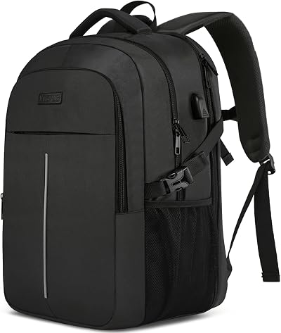 WENIG 55L 18.4 Inch Laptop Backpack USB Charge TSA Approved Water Resistant