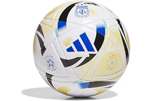 adidas Unisex-Adult Argentina 25 League Soccer Ball, White/Icey Blue/Glory Blue/Black, 5