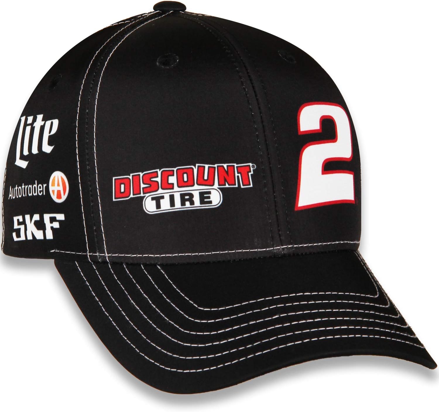 Checkered Flag Brad Keselowski 2019 Uniform #2 Discount Hat Black