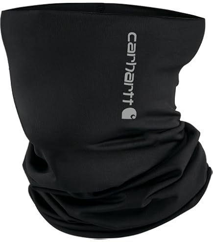 Carhartt Force Stretch Fleece Neck Gaiter, Black, One Size at