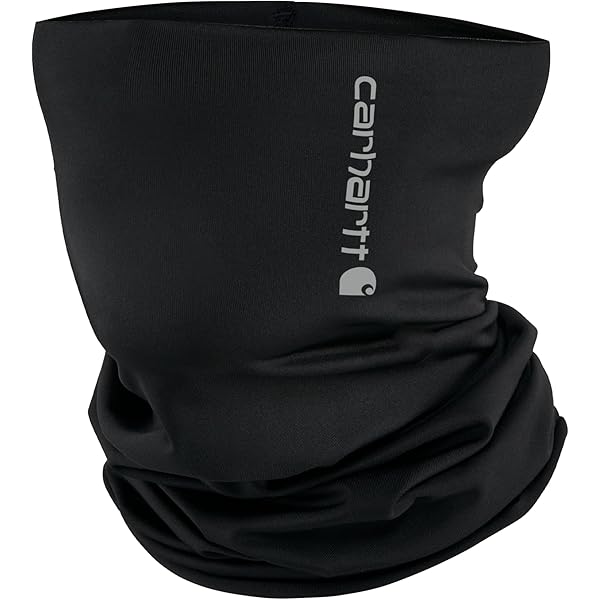Carhartt Force Stretch Fleece Neck Gaiter, Black, One Size at
