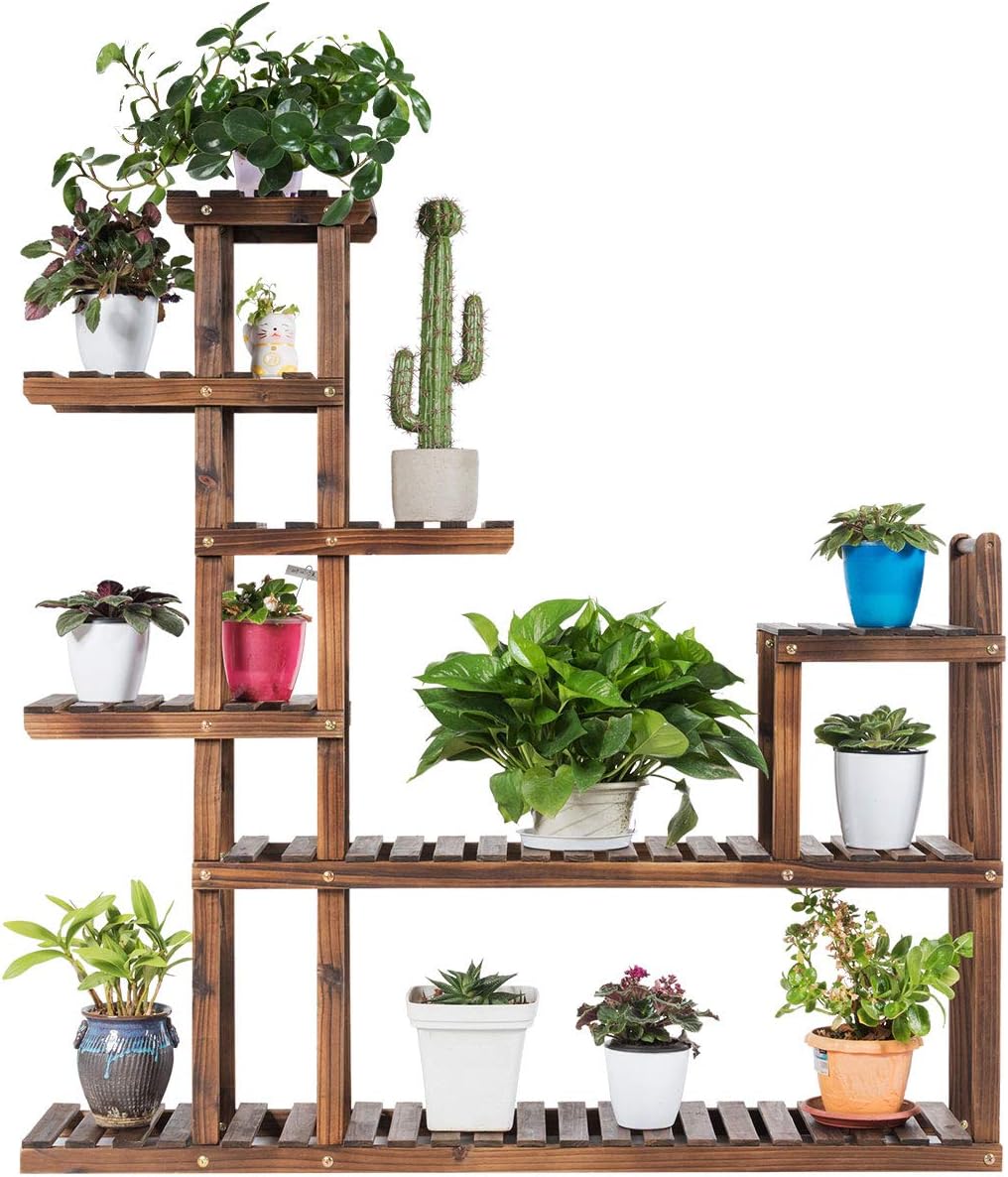 The 9 Best Ufine Bamboo Wood Ladder Plant Stand 3 Layer