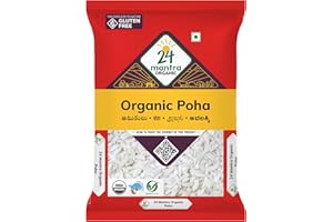 24 Mantra Organic Poha (Flattened Rice/Atukulu) (500g) by 24 Mantra