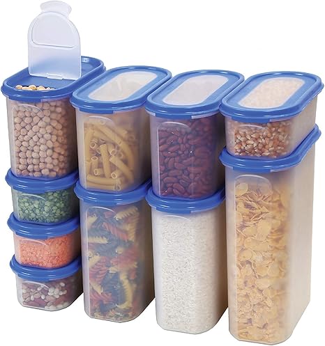 Food Storage Containers Set Stacko 20 Pc Set Airtight Dry