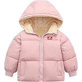 Vmterliya Baby Winter Coats, Outerwear for Toddler Kids Infants Boys Girls Light Puffer Warm Hooded Down Jacket for 2-7 Years