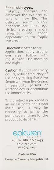 epicuren eye alive serum