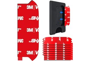 L LENDOUBLE 8Pcs Sticky Adhesive Replacement for Socket Wallet+ Back, 3M VHB Strong Sticker Pad for Pops Wallet Card Holder Base, Phone Wallet Plus Removable Double Sided Strip Tape for iPhone 16 15 Pro Max Case