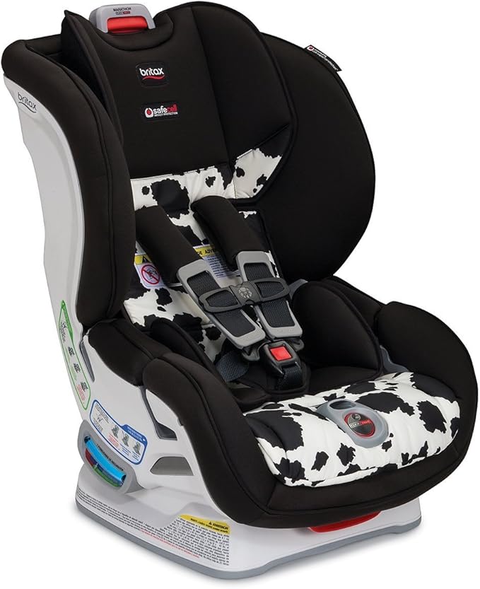 cow print car seat