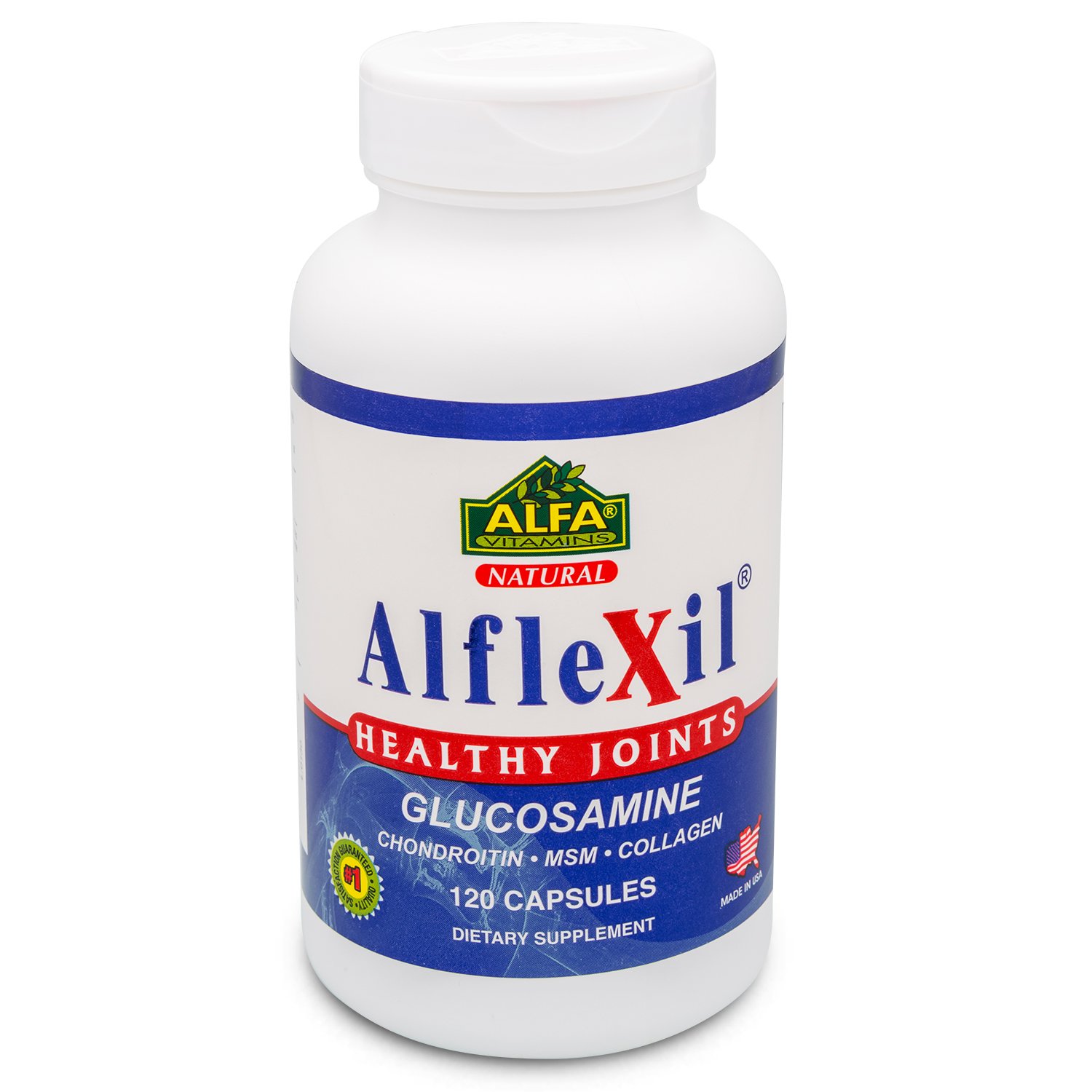Alflexil 120 Capsules. Glucosamine. Chondroitin. Msm. Collagen.... Free